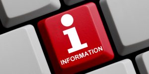 Rote Tastatur Taste mit Info Symbol zeigt Information (Foto: © kebox - Fotolia.com)